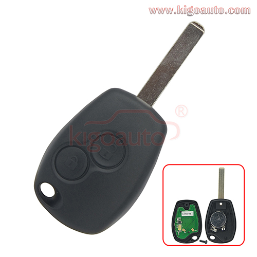 3 Button Keyless Entry Remote Key Fob 434mhz PCF7946 For Renault Clio 2006-2010
