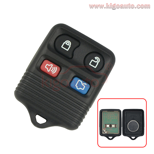 2 Car Fob Remote Shell Case Pad For 1998 1999 2000 2001 2002 2003 Ford Windstar 