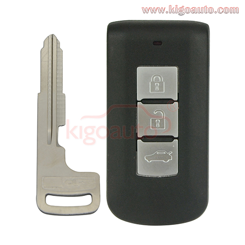 Smart key case 3 button for Mitsubishi Outlander Lancer ASX